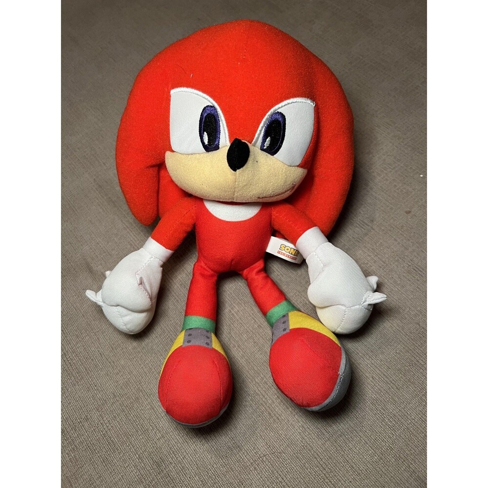 Knuckles Sonic The Hedgehog Plush Toy Factory Stuffed Doll Red Sega 2022